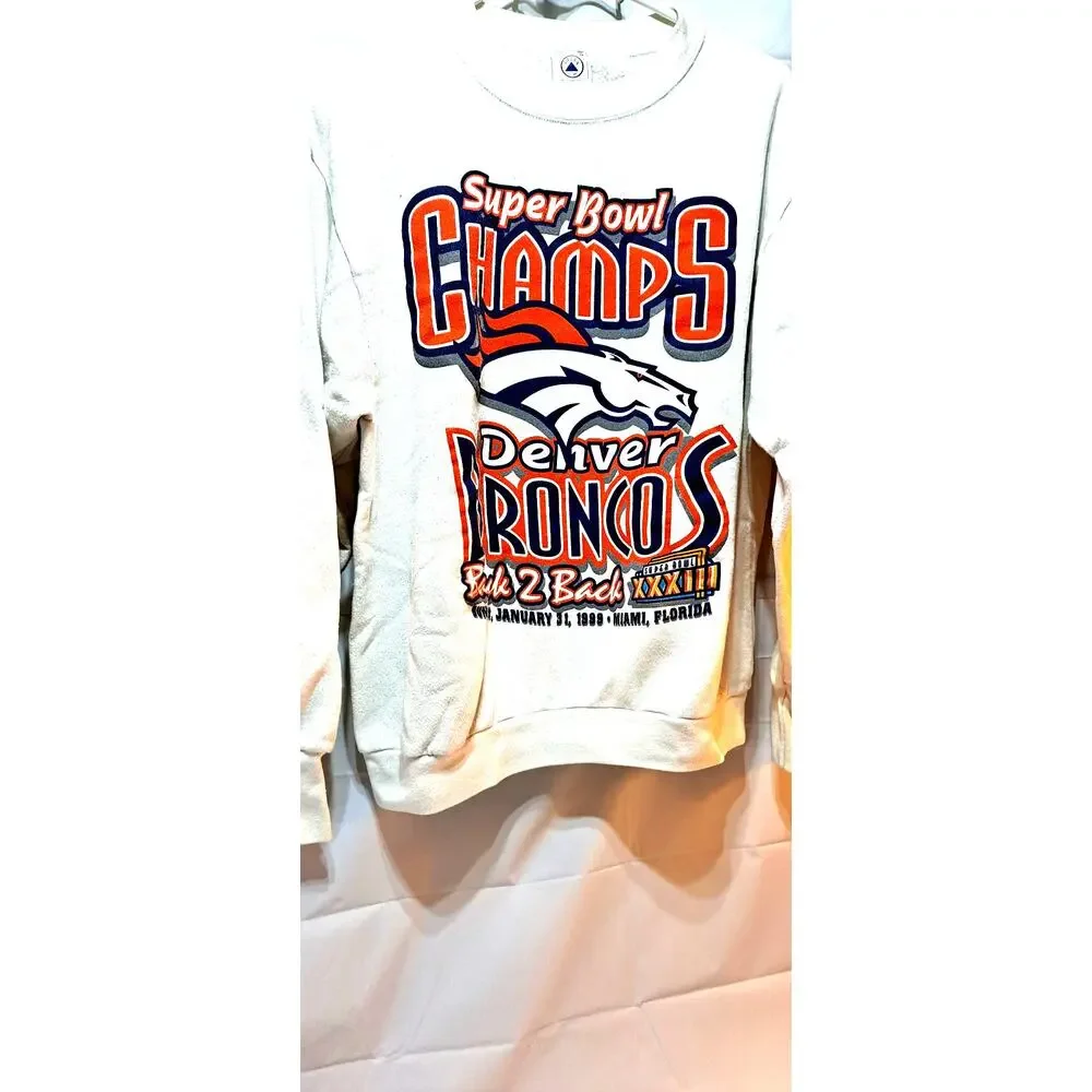 Super Bowl XXXIII Denver Broncos Beat Atlanta Falcons in Miami 1999 - Sweatshirt